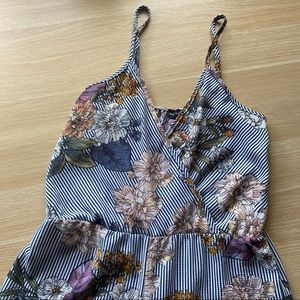 Floral & Stripe Jumpsuit